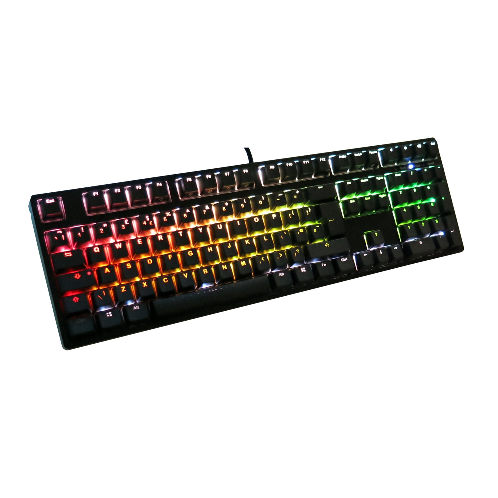 iKBC F108 RGB Mechanical Keyboard with Cherry MX Brown switches (UK